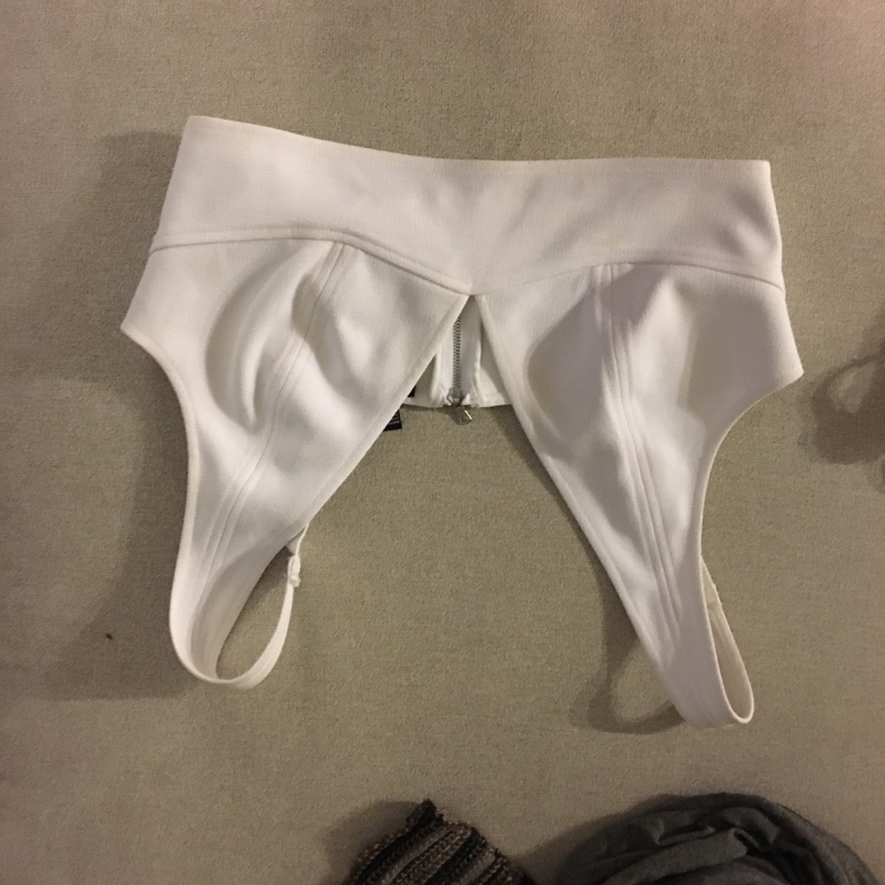 Crop top, zipper back